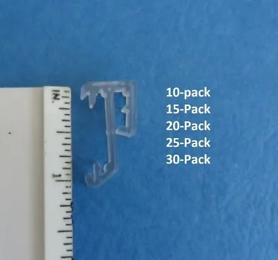 1 Inch Single Slat Clear Valance Retainer Clips For Window Mini Blinds 10-30Pack • $5.99