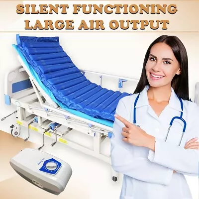 Bed Sore Treatment Medical Hospital Bed Alternating Pressure Pad Mattress Topper • $120.99