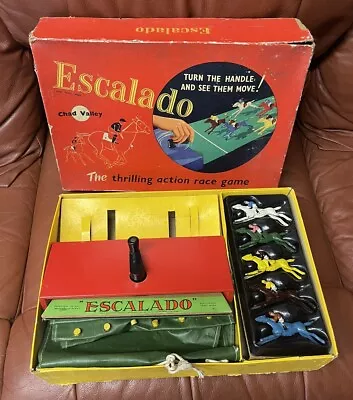 Vintage Escalado Chad Valley Horse Racing Board Game 1950s Boxed • £29.99