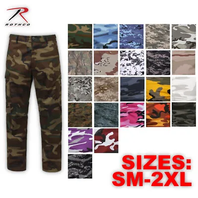 Rothco Military Camouflage BDU Cargo Army Fatigue Combat Pants (Choose Sizes) • $39.99