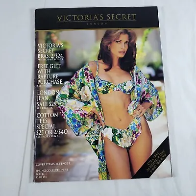 Victoria's Secret Catalog Spring Collection 1993 Stephanie Seymour • $74.99