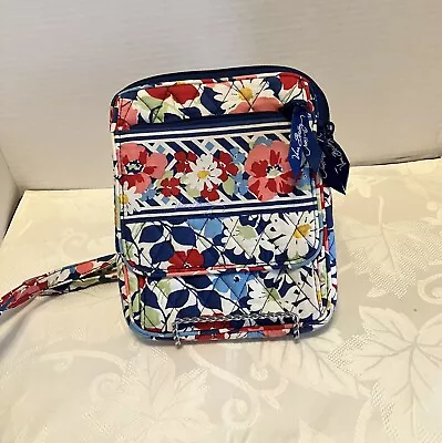 Vera Bradley Retired Summer Cottage Hipster Crossbody Bag 2012 Floral Fold Over • $30