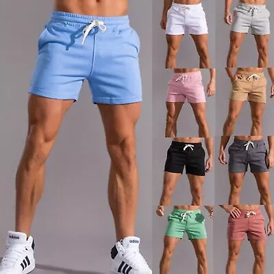 Mens Sweat Shorts Running Jogging Bottoms Gym Elasticated Waist Hot Pants UK • £9.99