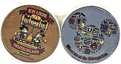 Disney Epcot Germany Ceramic Coasters Mickey Minnie World Parks Set Of 4 • $39.59