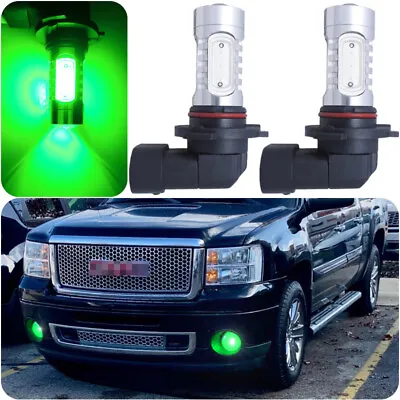 2pcs Bright Green 9145 9140 H10 LED Fog Light Bulbs Driving Lamp Conversion Kit • $16.98