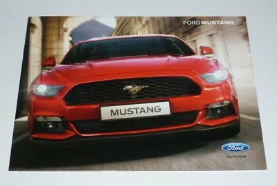 Ford Mustang Fastback/GT Coupe/Convertible Brochure (2015) • £4.49