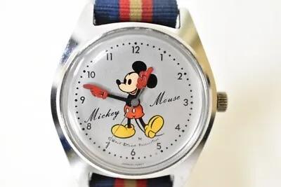 SEIKO Disney Time Mickey Mouse 5000-7000 Manual Winding Vintage 1970s 2205 Y • $243