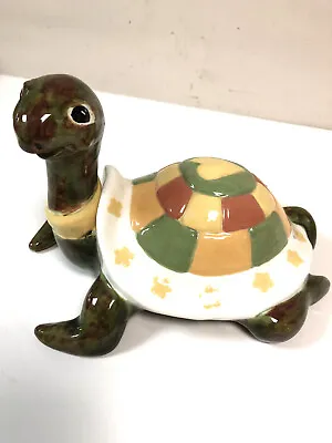 Vintage Porcelain Turtle Figurine • $6