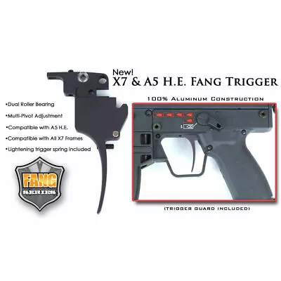 TechT Tippmann Fang Trigger - X7 & A5 H.E. - Paintball • $39.99