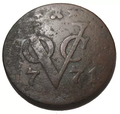 Old Colonial Coins 1771 Highgrade Copper VOC 1 DUIT • $49.95