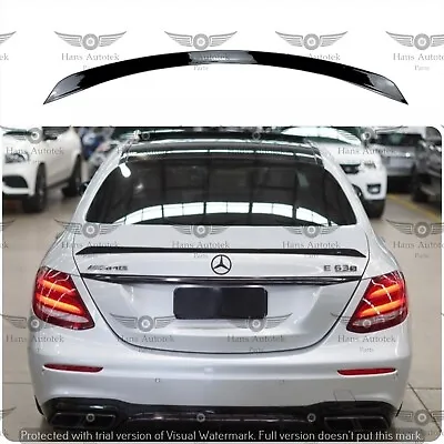 Gloss Black Rear Trunk Spoiler AMG Style FOR Mercedes E-Class W213 Sedan E43 E63 • $189.95