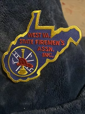 WEST VIRGINIA STATE FIREMENS ASSN Fire Patch EMS Rescue Public STATE SHAPE • $9.99