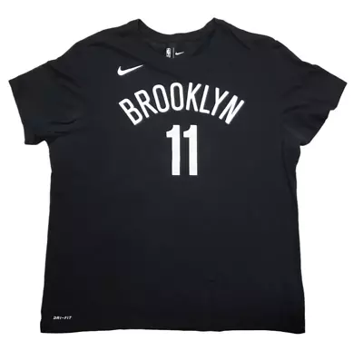 NIKE Men's T-Shirt Kyrie Irving Brooklyn Nets Nike Tee Dri Fit Black XL • $19.99