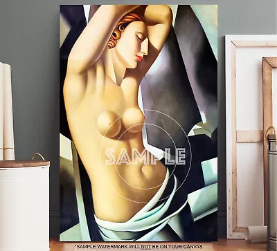 TAMARA De LEMPICKA ART DECO CANVAS PICTURE FRAMED ART DECO CANVAS WALL ART #7 • £24.99