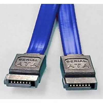 8ware 0.5m/50cm SATA 3.0 Data Cable Male To Male Straight 180 To 180 Degree Blue • $10.66