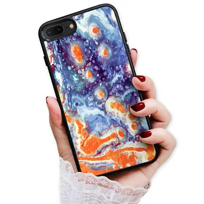 $9.99 • Buy ( For IPhone 8 ) Back Case Cover AJ13199 Abstract Marble