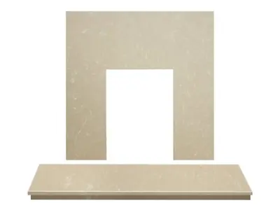 Adam Roman Marble Back Panel & Hearth 48  • £164.95