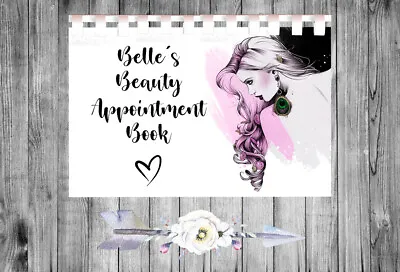 £9.95 • Buy Personalised A4 Appointment Book/Diary - Beauty - Makeup - Stylist - BP21