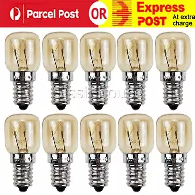 10x/set 15W E14 Salt Lamp Globe Bulbs Oven Light Heat Resisting Light Bulb AU • $16.81