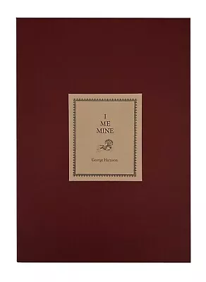 I Me Mine: Limited Edition Book Signed Copy Number 1466 • $5700