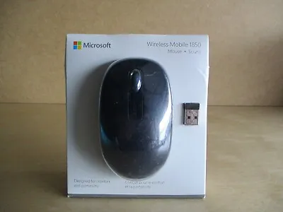 Microsoft 1850 Wireless Mobile Mouse Black NIB • $15