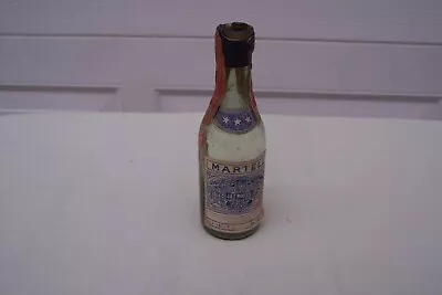 1934 MARTELL Cognac Miniature Bottle / Stands 4  Tall / Very Good Condition • $4.99