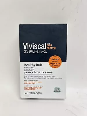 Viviscal Healthy Hair Supplements For Men - 60 Tablets - Exp 10/2025 • $22.99