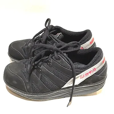 MBT Sport 4 Sneakers Mens 7.5 M Black Silver Walking Trainer Shoes Comfort • $24.99