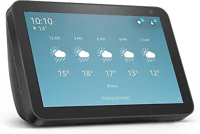 Echo Show 8 1st Gen Smart Speaker HD Display With Alexa - Charcoal • £59.95