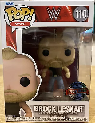 Brock Lesnar #110 WWE Funko POP! Vinyl Figure Wrestling + Free Pop Protector • $40