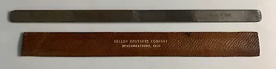 Vintage Rare Heller Bros Tool Company File Coarser - Newcomerstown Ohio W/ Pouch • $44.99