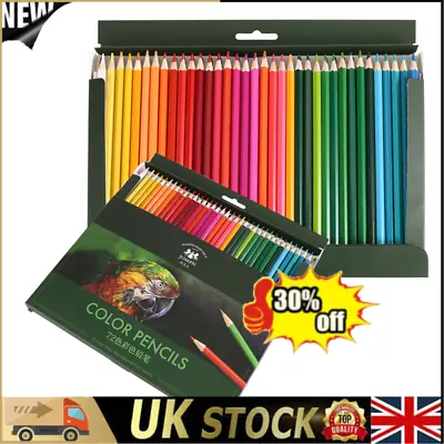 72PCS Professional Artist Pencils Set Drawing Sketching Colouring Art Kit Pen❤ • £17.23