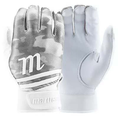 Marucci Crux Adult Baseball/Softball Batting Gloves - White - XXL • $34.95