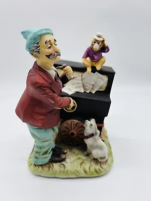 Vintage Waco Melody In Motion Music Box Willie Organ Grinder Monkey Non Working • $42.99