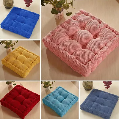 $36.25 • Buy Chunky Square Chair Booster Seat Pads Cushion Garden Pad Dining Kitchen Home Mat