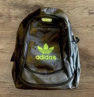 $69.95 • Buy Adidas Sports Backpack - Black/Green (Brand New)