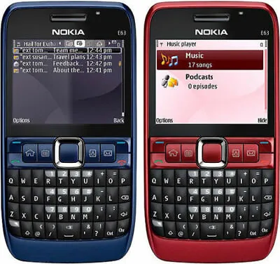 $32.99 • Buy QWERTY Keypad Unlocked Nokia E63 Wifi 3G Camera 2MP Mp3 Player Mobile Phone