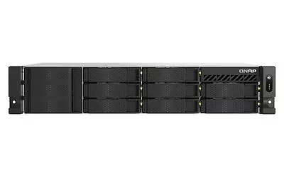 QNAP TS-855EU-8G NAS/storage Server SAN Rack (2U) Ethernet LAN Black C5125 • £1892.94