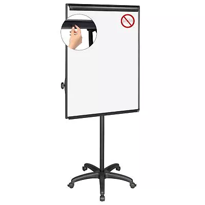 MasterVision Easy Clean Mobile Non-Magnetic Dry-Erase Whiteboard Easel 32  X • $159.05