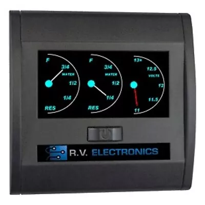 Water Level Indicator LCD 2 Water Gauges  1 Voltmeter Tank Caravan RV Boat PARTS • $138.95