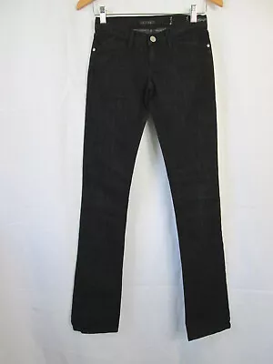 NEW Goldsign 24 Misfit BLACK Straight Leg Stretch Designer Denim Jeans $295    • $124.99