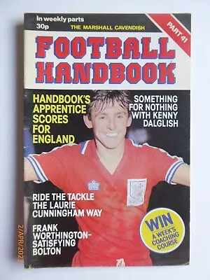 £1.80 • Buy Football Handbook Part 41, Marshall Cavendish, 1979, GC
