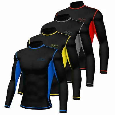 £13.99 • Buy Thermal Base Layers PowerLayer  Men's  Boys Compression Top Skins Running Sports