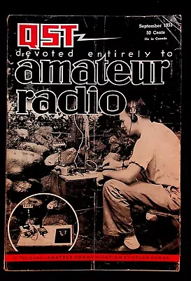 VINTAGE QST Magazine September 1955 Amateur HAM Radio Two-Meter DX Preamplifiers • $14.99