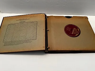 Antique Victrola & Victor 78 RPM 12” Records In Original Book (set Of 9) READ • $62.99