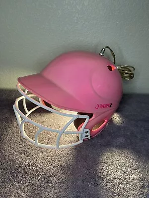 Pink Worth Low Profile Softball Batting Helmet Hanging Light Fixture Man Cave! • $49.95