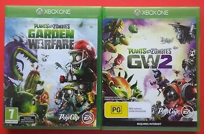 Plants Vs Zombies Garden Warfare + GW2 Xbox One X2Game Bundle TRACKING+FREE POST • $24.95