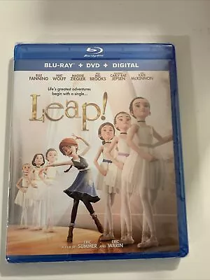 Leap! Blu-ray NEW Sealed Movie Elle Fanning Maddie Ziegler • $10.49