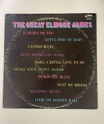 The Great Elmore James  Up Front Records UPF 122 1970 Vinyl LP VG+ • $10