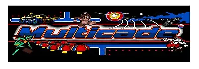 Mame Arcade Multicade Marquee For Reproduction Header/Backlit Sign • $16.50